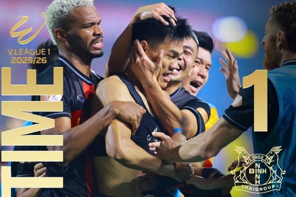 Thắng nghẹt thở SLNA, Ninh Bình giữ chắc ngôi đầu bảng