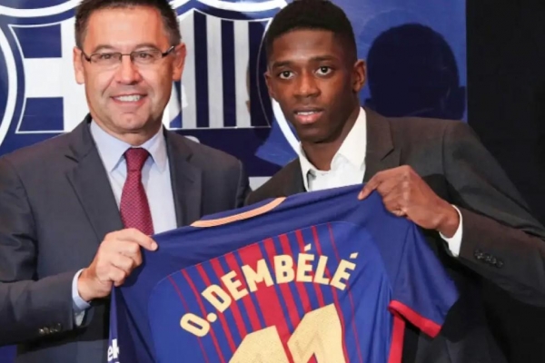 Barcelona hoàn tất khoản mua Dembele... sau 7 năm