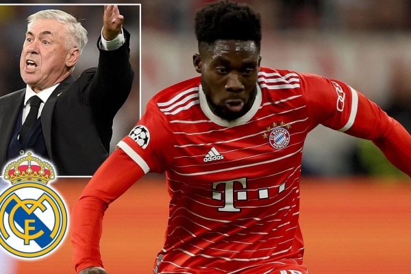 Bayern Munich từ bỏ Alphonso Davies, Real Madrid hưởng lợi