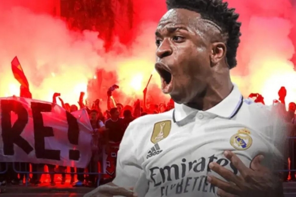 Fan Atletico hô hào chiến dịch 'kinh hoàng' nhắm vào Vinicius