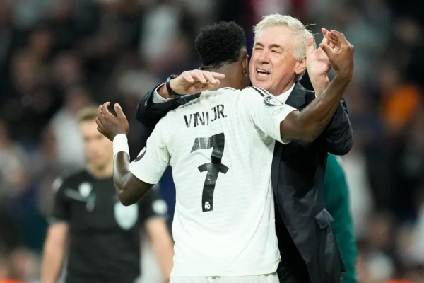 Carlo Ancelotti: 'Quả bóng Vàng 2024 thuộc về Vinicius'