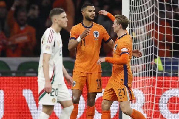 Thắng đậm Hungary, Hà Lan thẳng tiến tứ kết Nations League