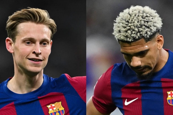 De Jong và Araujo nhận cảnh báo từ Barcelona