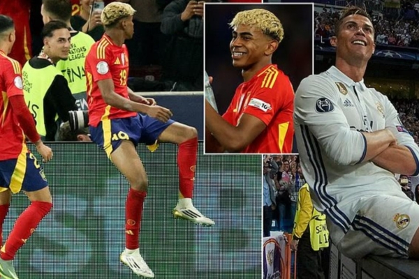Lập cú đúp, Yamal lần thứ 2 'bắt chước' Ronaldo