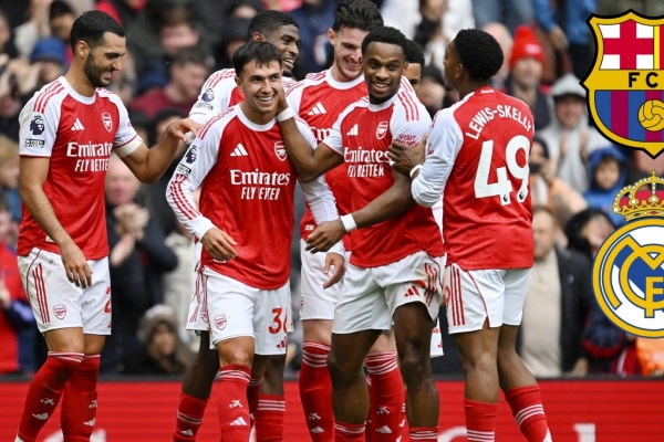 Arsenal khiến các ông lớn Tây Ban Nha khiếp sợ