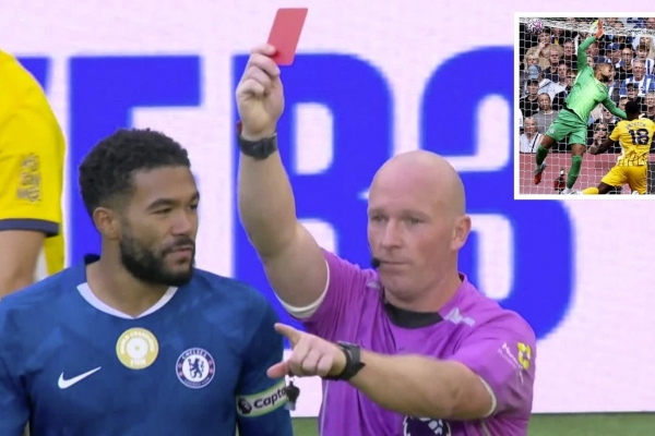 Thẻ đỏ định mệnh, Chelsea thua ngược Brighton ngay tại Stamford Bridge