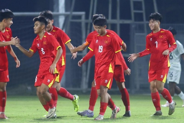 AFC ấn tượng với chiến thắng 14-0 của Việt Nam