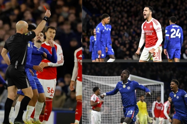 Chơi hơn người 60 phút, Arsenal vẫn bất lực trước 10 người của Chelsea