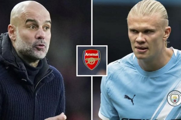 Pep Guardiola cảnh báo Arsenal sau màn lập kỷ lục điên rồ của Haaland