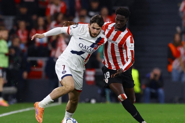 PSG tiến gần vé knock-out Champions League dù mất điểm trước Athletic
