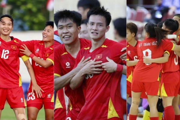 CĐV Đông Nam Á kinh ngạc thốt lên khi 3 ĐT Việt Nam cùng vào chung kết