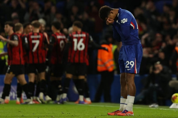 Hoà Bournemouth, Chelsea nguy cơ bật khỏi top 5 Ngoại hạng Anh