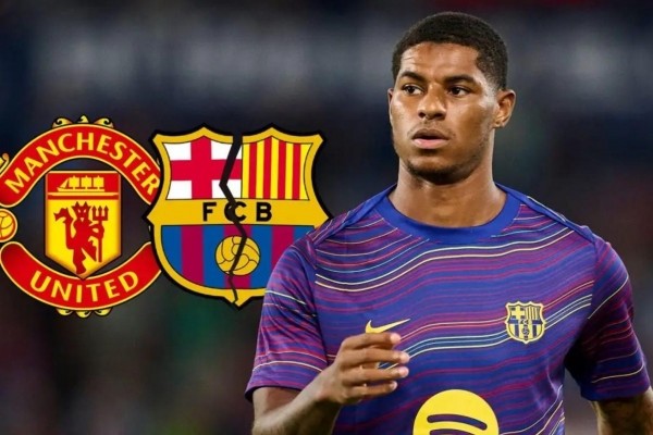 Barcelona không mua Rashford