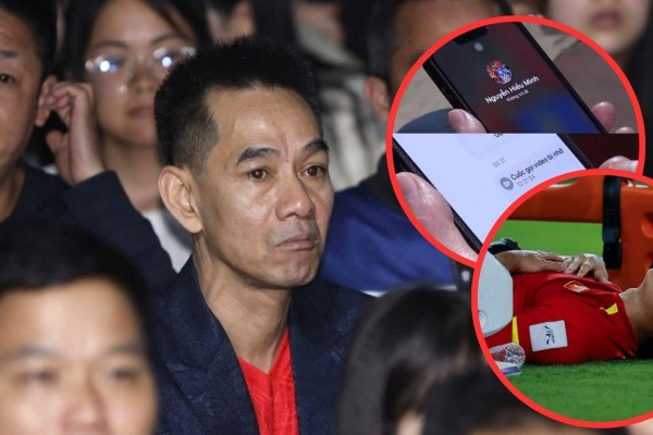 Dòng tin nhắn nghẹn lòng của bố Hiểu Minh sau bán kết U23 châu Á