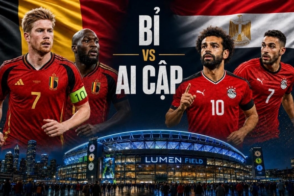 Đội hình mạnh nhất Bỉ vs Ai Cập: De Bruyne đối đầu Salah