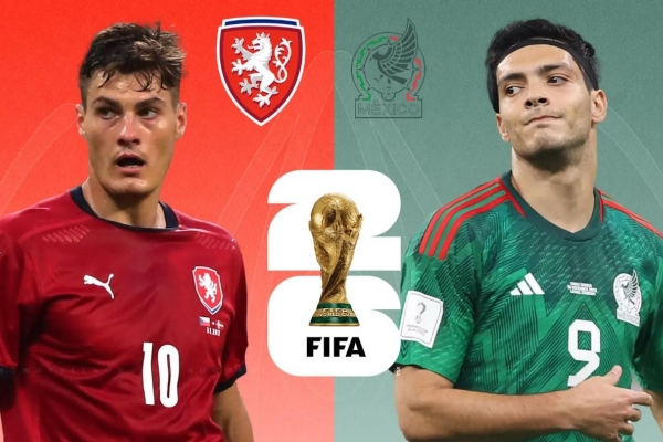 Trực tiếp CH Séc vs Mexico, 8h00 hôm nay 25/6