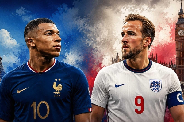 VTVgo VTV3 trực tiếp Pháp vs Anh, 4h00 ngày 19/7 - World Cup 2026