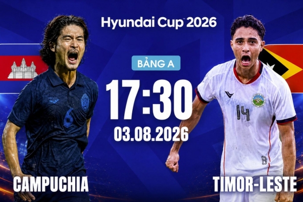 Dự đoán tỷ số Campuchia vs Timor Leste: Ba điểm trong tầm tay - AFF Cup 2026