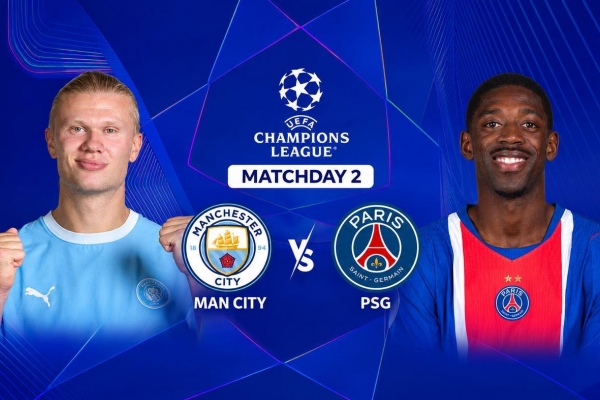 Dự đoán tỷ số Man City vs PSG, 02h00 ngày 15/10: Đại chiến khó lường