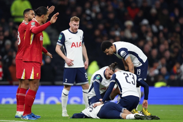 Ngôi sao Tottenham chấn thương kinh hoàng trong trận gặp Liverpool