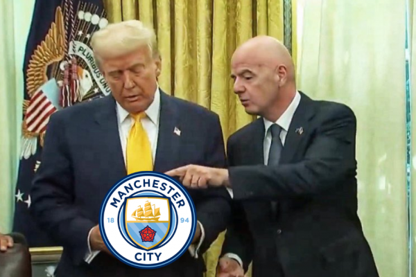 Chủ tịch FIFA nói với Tổng thống Trump: “Man City là ứng viên vô địch”