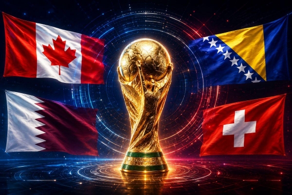Siêu máy tính dự đoán kết quả bảng B World Cup 2026: Bảng đấu khó lường nhất giải