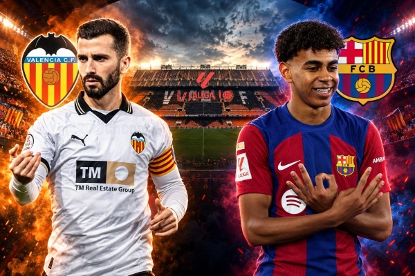 Siêu máy tính dự đoán tỷ số Valencia vs Barca: Chênh lệch khó tin