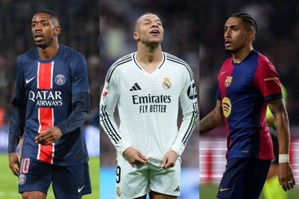 Mbappé đáp trả cực gắt khi bị so sánh với Raphinha và Dembele