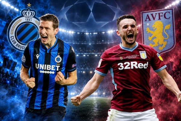 Siêu máy tính soi tỷ số Club Brugge - Aston Villa, vòng phân hạng Champions League 2026/27