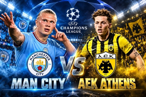 Siêu máy tính soi tỷ số Man City - AEK Athens, 2h00 ngày 21/10