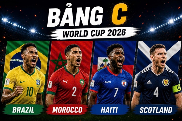 Tổng hợp kịch bản bảng C World Cup 2026: Brazil sáng cửa nhất bảng