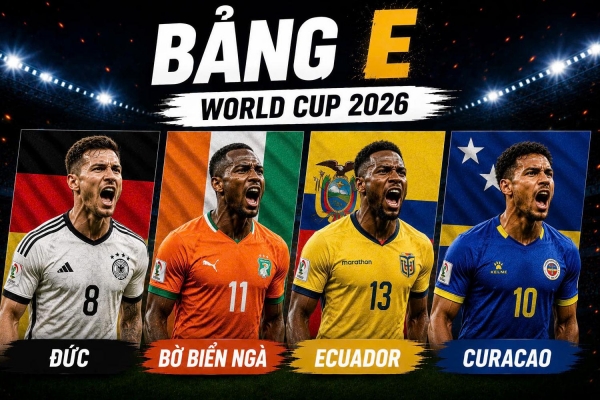Tổng hợp kịch bản bảng E World Cup 2026: Đức đã xong nhiệm vụ, 3 đội còn lại bước vào cuộc chiến 'một mất một còn'