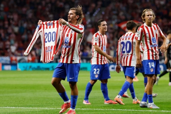 Griezmann chinh phục cột mốc lịch sử sau chiến thắng của Atletico Madrid