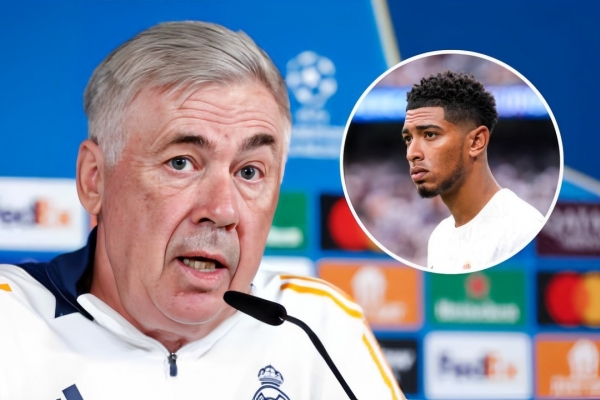 Ancelotti báo tin vui về Bellingham trước trận mở màn C1