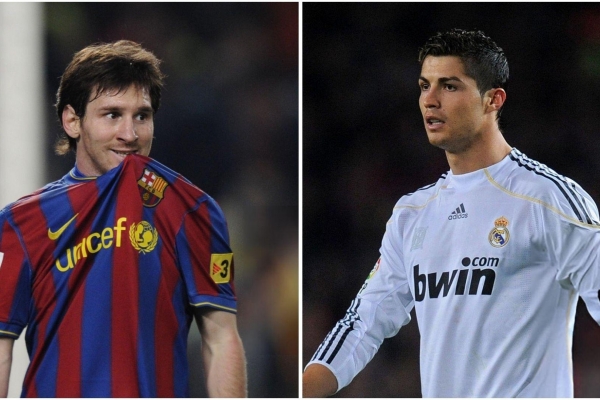 Lần đầu Messi và Ronaldo 'chạm mặt' nhau ở El Clasico