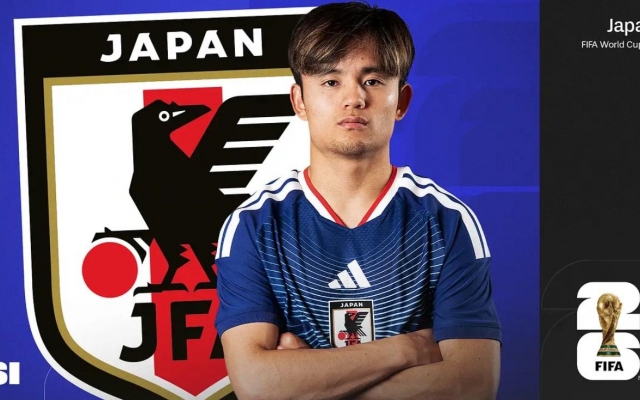 Đội hình Nhật Bản mạnh nhất dự World Cup 2026: Kubo gánh giấc mơ 'Samurai Xanh'
