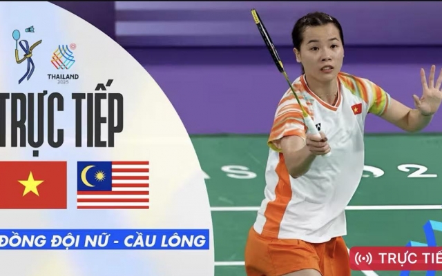 Trực tiếp cầu lông Việt Nam vs Malaysia, 10h00 ngày 7/12