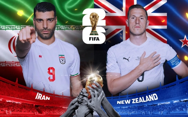 Xem trực tiếp Iran vs New Zealand - World Cup 2026 ở đâu?