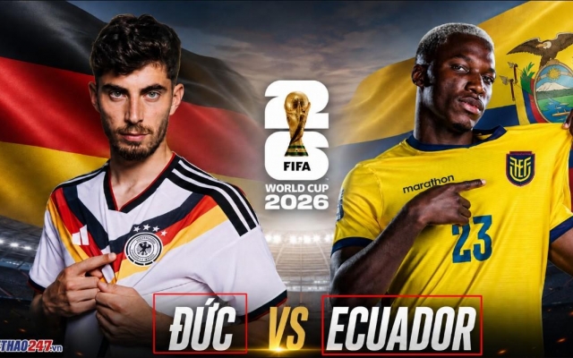 Trực tiếp bóng đá Đức vs Ecuador, 3h00 hôm nay 26/6