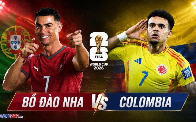 Dự đoán tỷ số Bồ Đào Nha vs Colombia: Ronaldo lại ghi bàn!