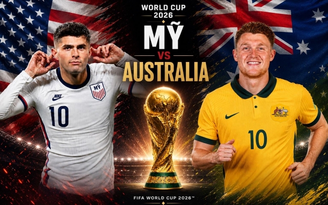 Tỷ lệ thắng Mỹ vs Australia: Chủ nhà chiếm ưu thế - World Cup 2026