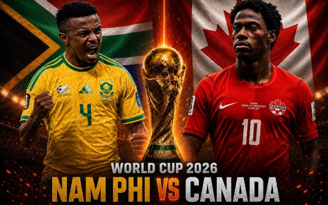 Dự đoán bàn thắng, góc & thẻ phạt Nam Phi vs Canada - Vòng 1/16 World Cup 2026