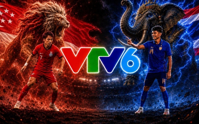 VTV5 VTV6 trực tiếp bóng đá AFF Cup 2026 hôm nay 18/8: Thái Lan vs Singapore