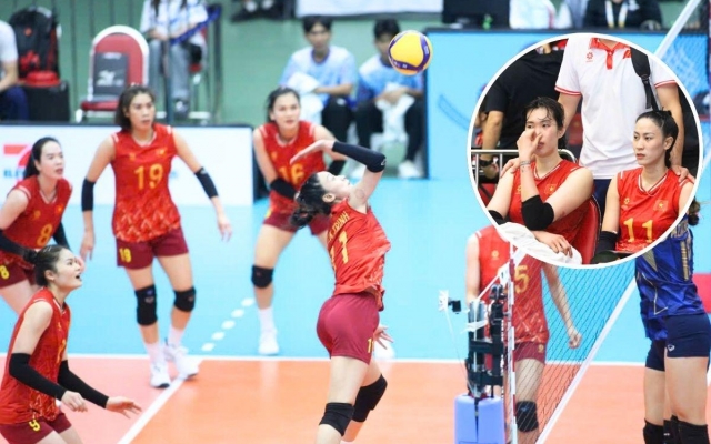 Những giọt nước mắt quả cảm của bóng chuyền nữ Việt Nam tại SEA Games 33