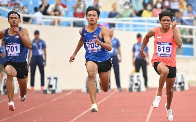 Các VĐV điền kinh nhắm đến kỷ lục dưới 10 giây nội dung 100m tại SEA games 33