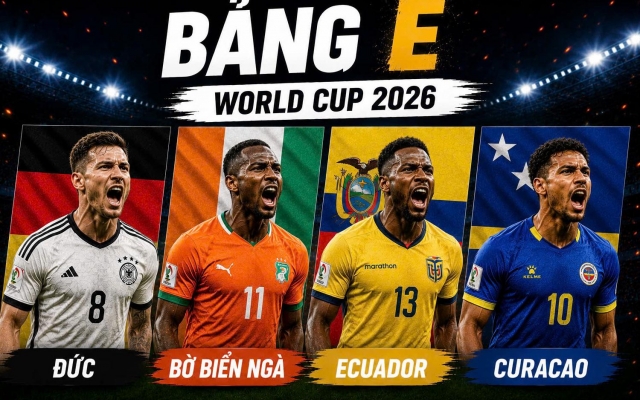 Tổng hợp kịch bản bảng E World Cup 2026: Đức đã xong nhiệm vụ, 3 đội còn lại bước vào cuộc chiến 'một mất một còn'