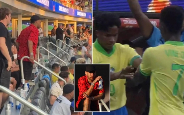 Neymar bất ngờ khi 'Quả bóng vàng 2024' bị thay người giữa chừng