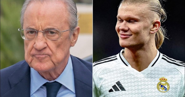 Chủ tịch Perez thả tín hiệu Real Madrid chiêu mộ Haaland