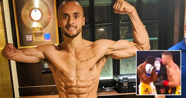 Võ sĩ khuyết tật chỉ có một tay vẫn hạ knock-out đối thủ, đoạt đai vô địch