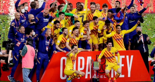 Barca vô địch Cúp Nhà vua Tây Ban Nha